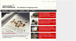 Desktop Screenshot of bistumspresse.de