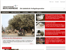 Tablet Screenshot of bistumspresse.de